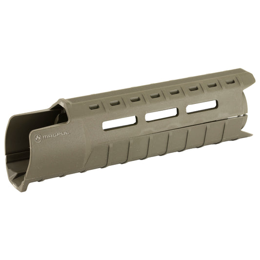 Magpul Industries, MOE Slim Line Handguard, Fits AR-15, Carbine Length, Polymer Construction, Features M-LOK Slots, Olive Drab Green