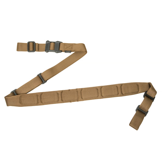 Magpul Industries, MS1 Padded Sling, Fits AR Rifles, 1 or 2 Point Sling, Coyote Brown