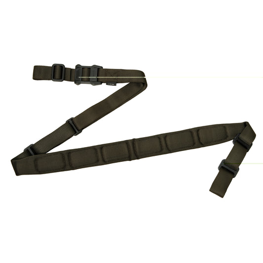 Magpul Industries, MS1 Padded Sling, Fits AR Rifles, 1 or 2 Point Sling, Ranger Green