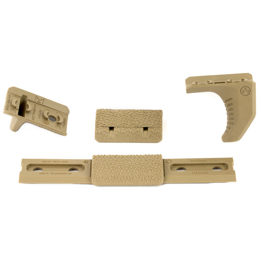 Magpul Industries, M-LOK Hand Stop Kit, Includes one M-LOK Hand Stop, one M-LOK Index Panel, and one M-LOK Rail Cover Type 2, Flat Dark Earth