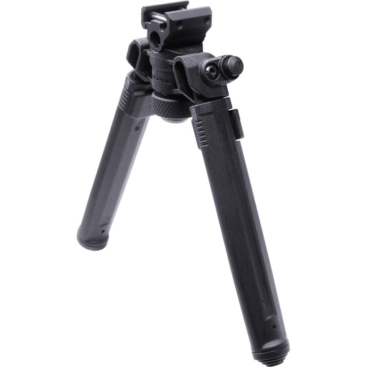 Magpul Industries, Bipod, Hard Anodized 6061 T-6 Aluminum, Fits 1913 Style Picatinny Rails, 6.3"-10.3" Length, Weight 11oz, Black Finish