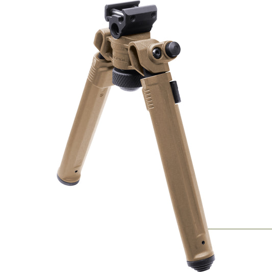 Magpul Industries, Bipod, Hard Anodized 6061 T-6 Aluminum, Fits 1913 Style Picatinny Rails, 6.3"-10.3" Length, Weight 11oz, Flat Dark Earth