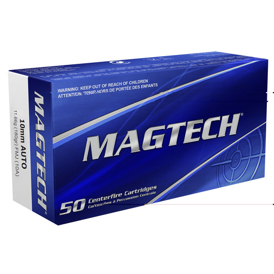 Magtech, Sport Shooting, 10MM, 180 Grain, Full Metal Jacket, 50 Round Box