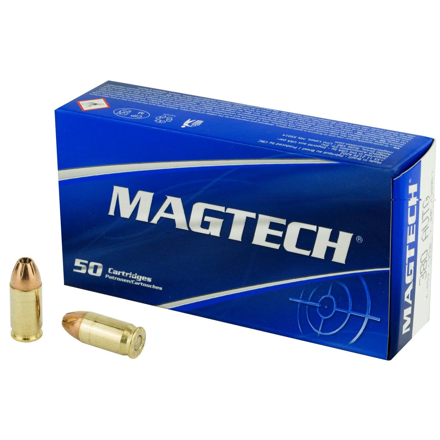 Magtech, Sport Shooting, 380ACP, 95 Grain, Jacketed Hollow Point, 50 Round Box