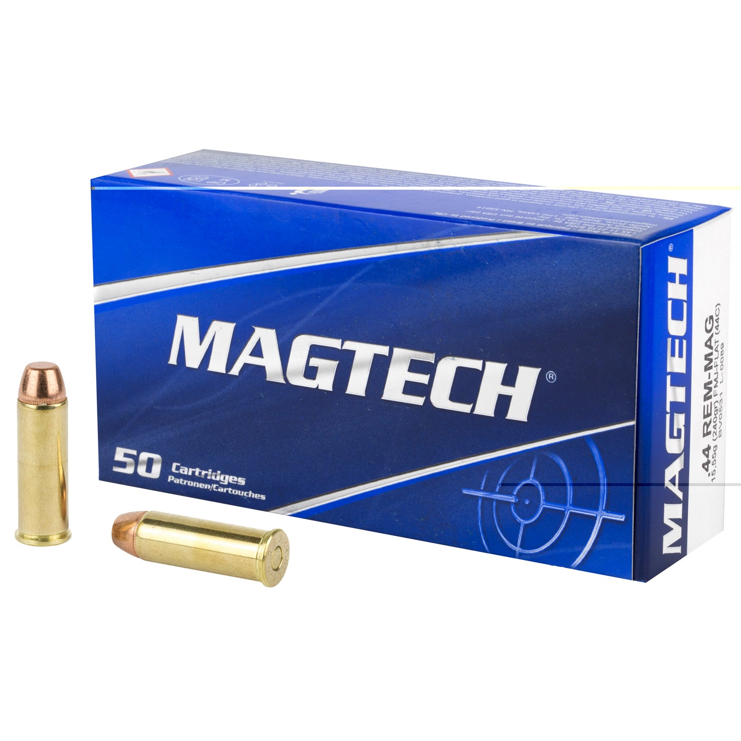 Magtech, Sport Shooting, 44MAG, 240 Grain, Full Metal Case Flat, 50 Round Box