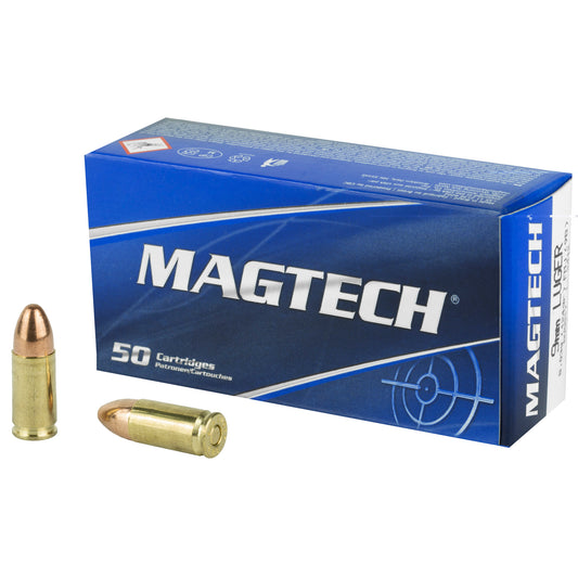 Magtech, Sport Shooting, 9MM, 124 Grain, Full Metal Case, 50 Round Box