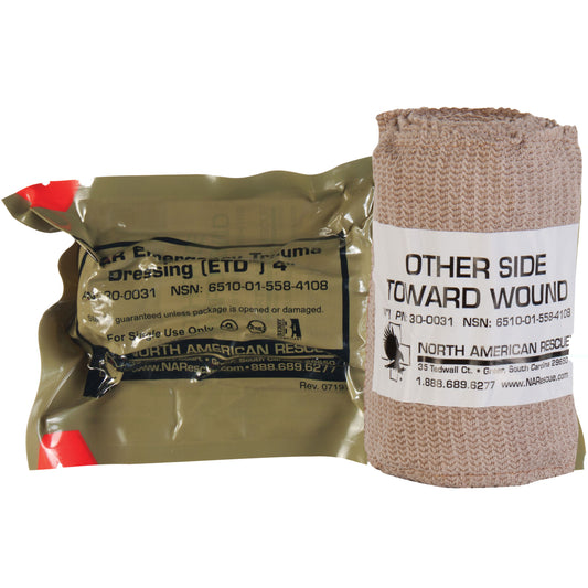 North American Rescue, Emergency Trauma Dressing, 4"