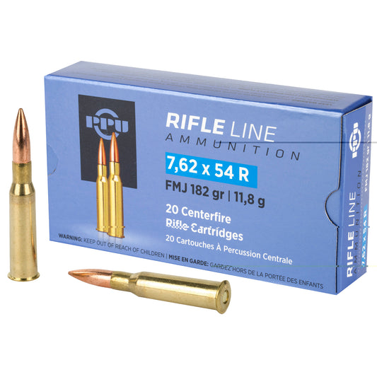 Prvi Partizan, Rifle, 7.62X54R, 182 Grain, Full Metal Jacket, 20 Round Box