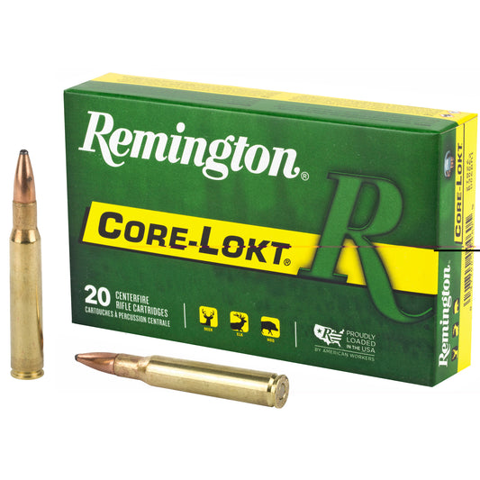 Remington, Core Lokt, 30-06, 150 Grain, Pointed Soft Point, 20 Round Box