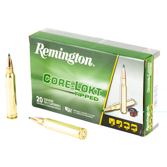 Remington, CORE-LOKT, TIPPED, 300 Winchester Magnum, 180 Grain, Polymer Tip, 20 Round Box