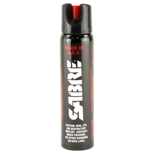 Sabre, Pepper Spray, Lock Top, 4.3oz, Red Pepper, CS Tear Gas & UV Dye
