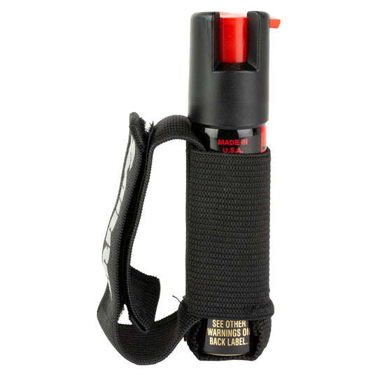 Sabre, The Runner, 0.67 Ounces, Pepper Gel, Black, Included Hand Strap