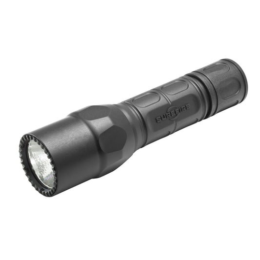 Surefire, G2X Tactical Flashlight, Single-Output LED, 600 Lumens, Tactical Tailcap Click Switch, 2x CR123 Batteries, Black