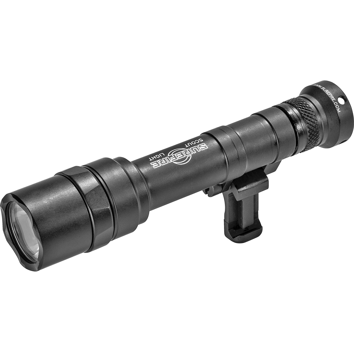 Surefire, M640U Scout Pro Flashlight, LED, 1000 Lumens, Black, 1913 Picatinny Mount installed, MLOK Mount included, Z68 On/Off Tailcap