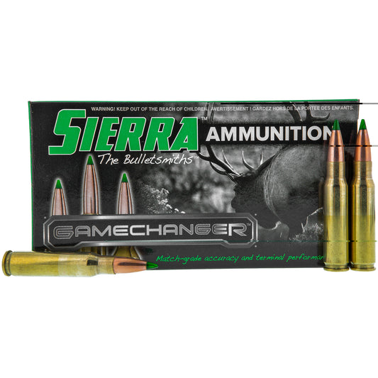 Sierra Bullets, GameChanger, 308 Winchester, 165Gr, Tipped GameKing, 20 Round Box