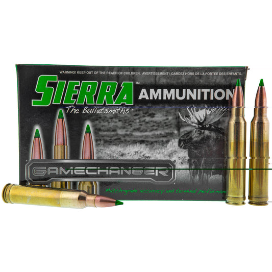 Sierra Bullets, GameChanger, 300 Winchester Magnum, 180Gr, Tipped GameKing, 20 Round Box