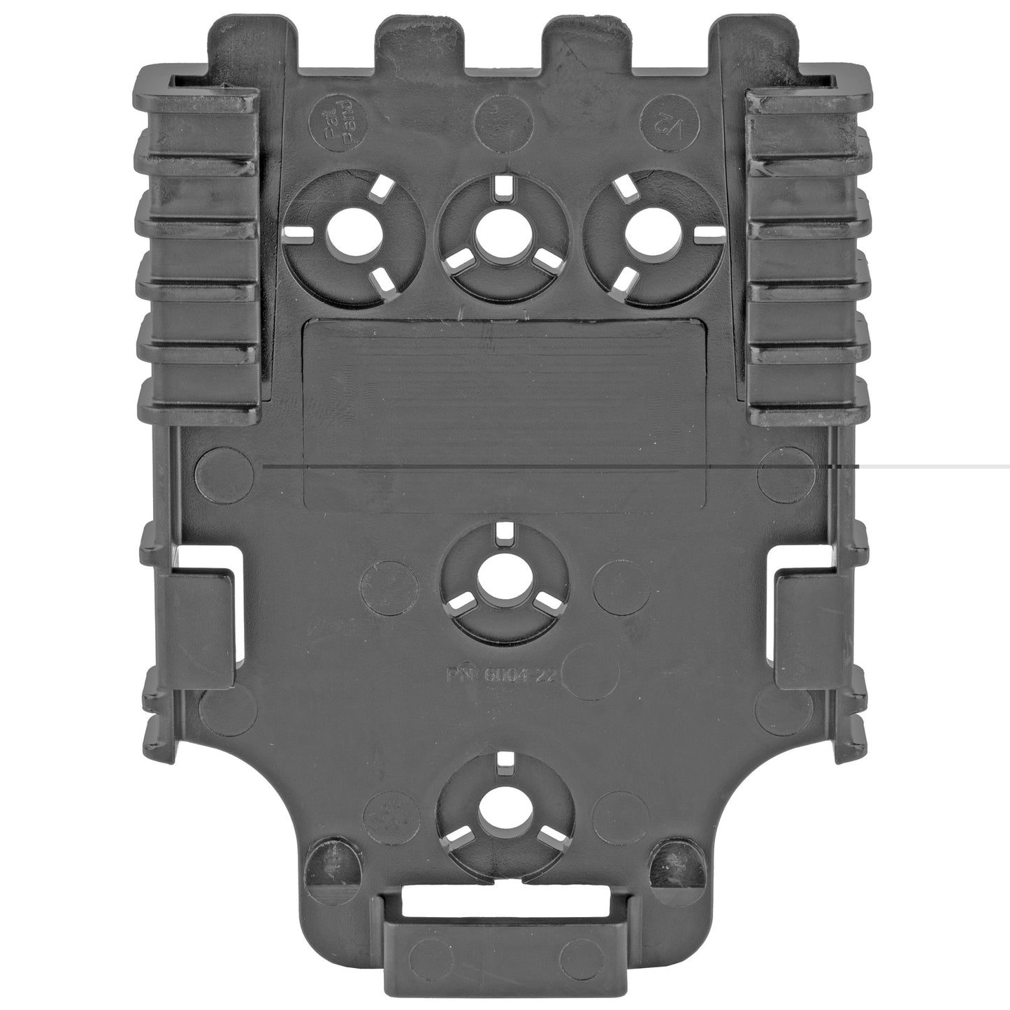 Safariland, Model 6004-22L Quick Locking Receiver Plate with Locking Feature, Single Kit Only, Black Finish