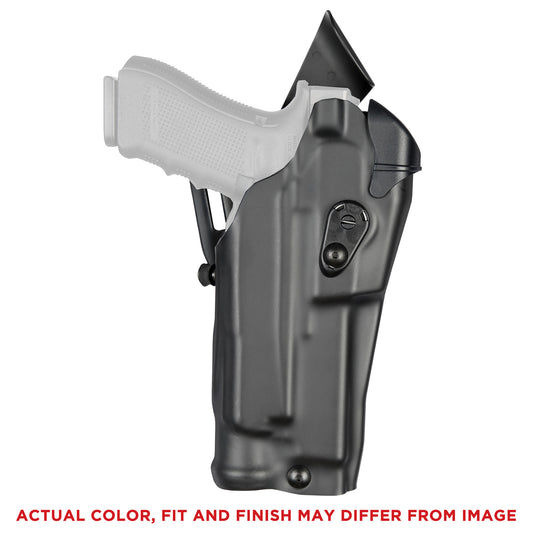 Safariland, Model 6390RDS ALS Mid-Ride Level I Retention Duty Holster, Fits Glock 17 w/Light, Right Hand, STX Tactical Black Finish