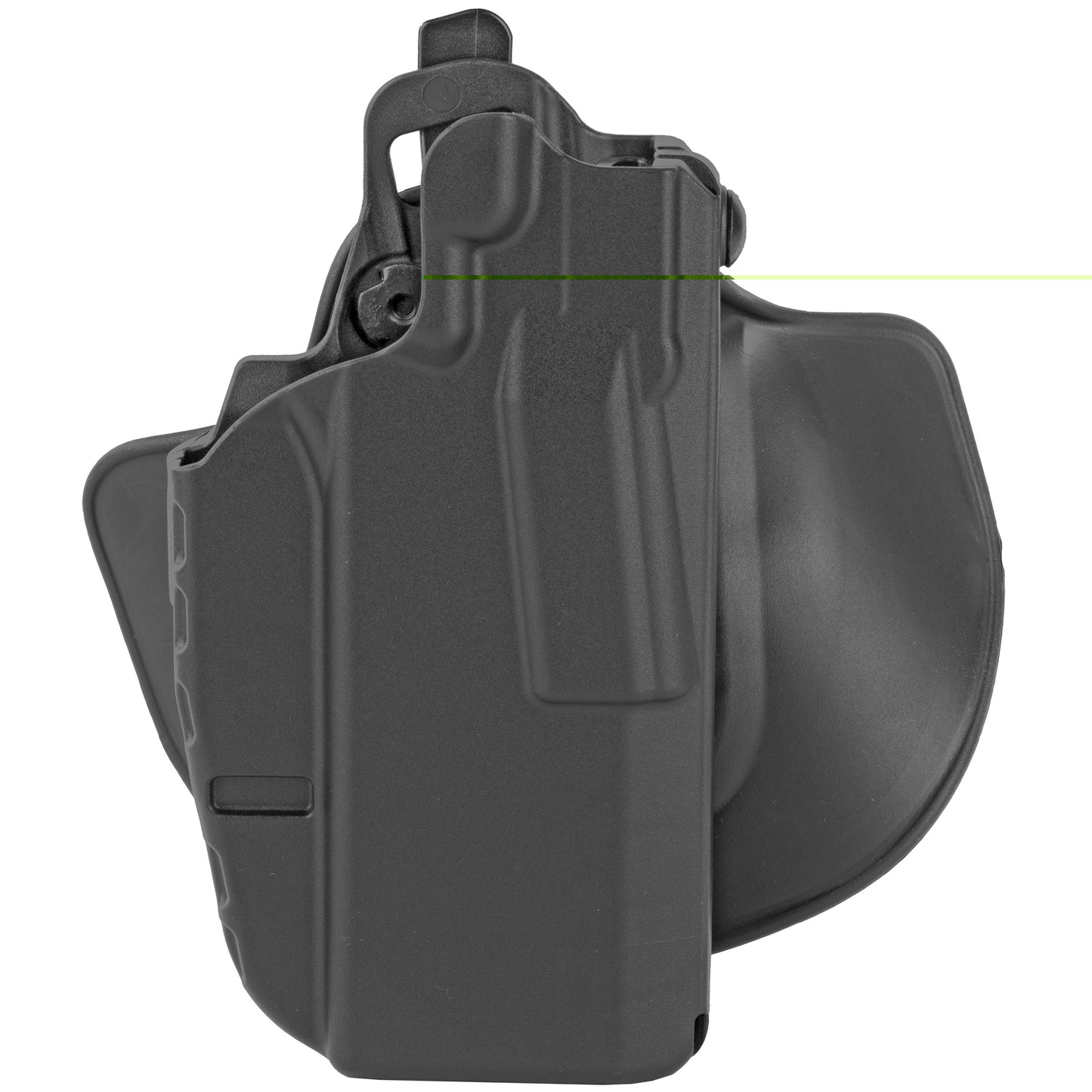 Safariland, Model 7378, 7TS, ALS Slim Concealment Holster w/ Flexible Paddle and Adjustable Belt Loop, Fits 1911 Commander, Kydex, Black, Right Hand