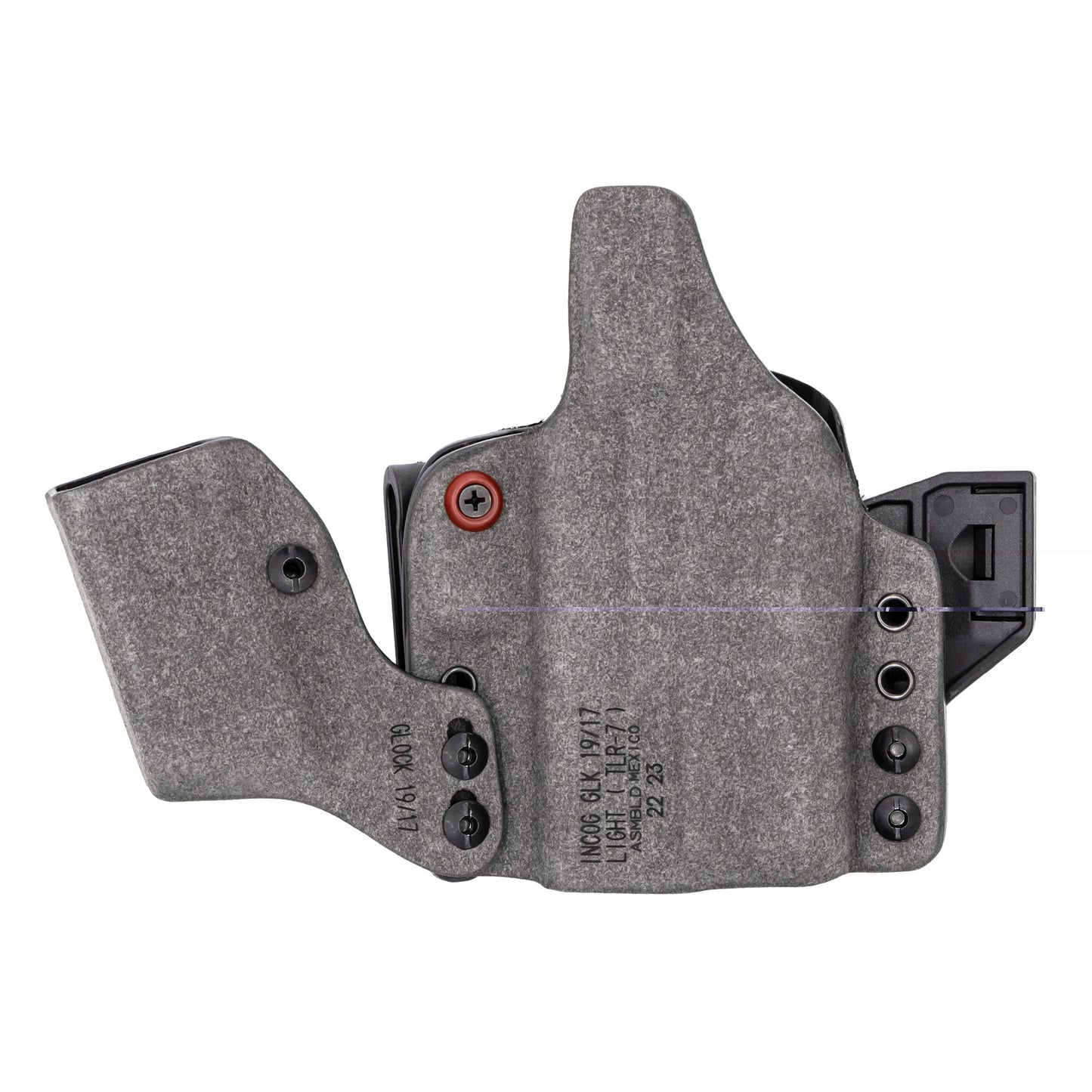 Safariland, INCOG-X, Joint Collaboration with Haley Strategic, Inside the Waistband Holster, Fits Sig Sauer P320 Carry/X-Carry/Compact/X-Compact/M17/M18, Integrated Magazine Caddy, Black, Right Hand