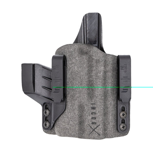 Safariland, INCOG-X, Joint Collaboration with Haley Strategic, Inside the Waistband Holster, For Glock 43X/48 with Light, Black, Right Hand