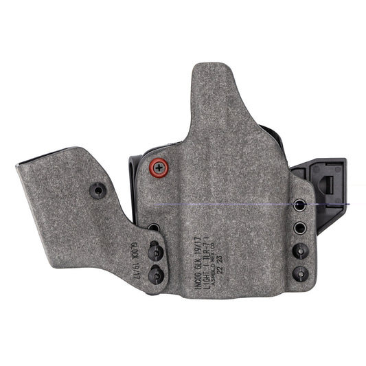 Safariland, INCOG-X, Joint Collaboration with Haley Strategic, Inside the Waistband Holster, For Glock 43X/48, Integrated Magazine Caddy, Black, Right Hand