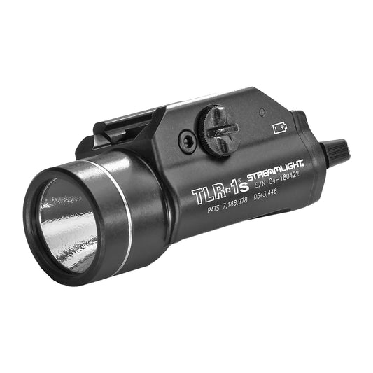 Streamlight, TLR-1s, Tactical Light, C4 LED, 300 Lumens with Strobe, Batteries Included, Black
