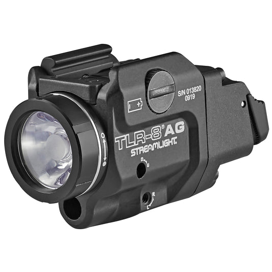 Streamlight, TLR-8A G Flex, Black Finish, 500 Lumens, 1.5 Hour Runtime, Green Laser, Comes with High and Low Switch and (1) CR123A Lithium Battery