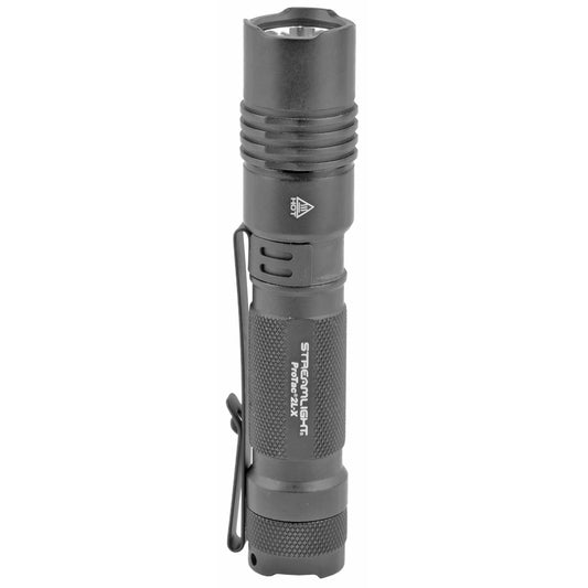 Streamlight, ProTac, Flashlight, Multi-Fuel, 500 Lumens, Uses Streamlight SL-B26 Protected Li-Ion USB Rechargeable Battery Pack or (2) Two CR123A Lithium Batteries, Black, Includes (2) CR123A Batteries