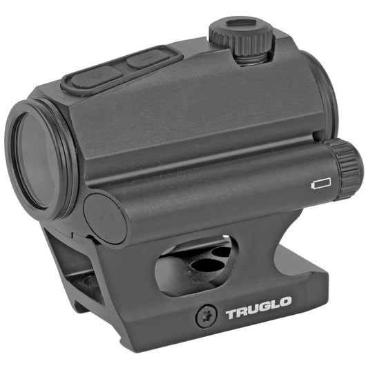 Truglo, IGNITE, Red Dot, 1X22mm, 2 MOA Green Dot, Black, Includes High and Low Picatinny/Weaver Mount and Rubber Lens Cover