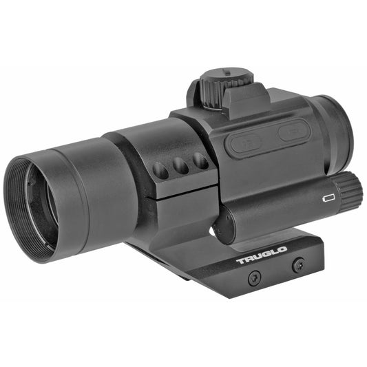 Truglo, IGNITE, Red Dot, 1X30mm, 2 MOA Green Dot, Black, Includes Cantilever Mount and Lens Cover