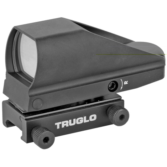 Truglo, TRU-BRITE, Red Dot, 1X34mm, 5 MOA Red and Green Dot, Black, Includes Picatinny Mount