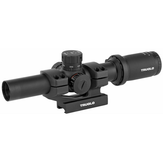 Truglo, TRU-BRITE 30, Rifle Scope, 1-6X24mm, 30mm