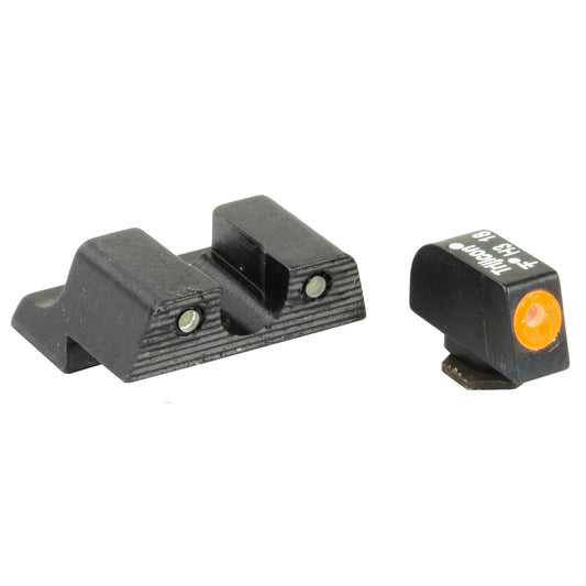 Trijicon, HD Night Sight, Fits Glock 42, 43, 43X, and 48, Excludes MOS Models, Orange Outline