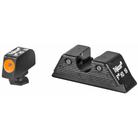 Trijicon, HD Night Sights, Orange Front Outline, Fits Glock MOS 17/19/26/27/33/34