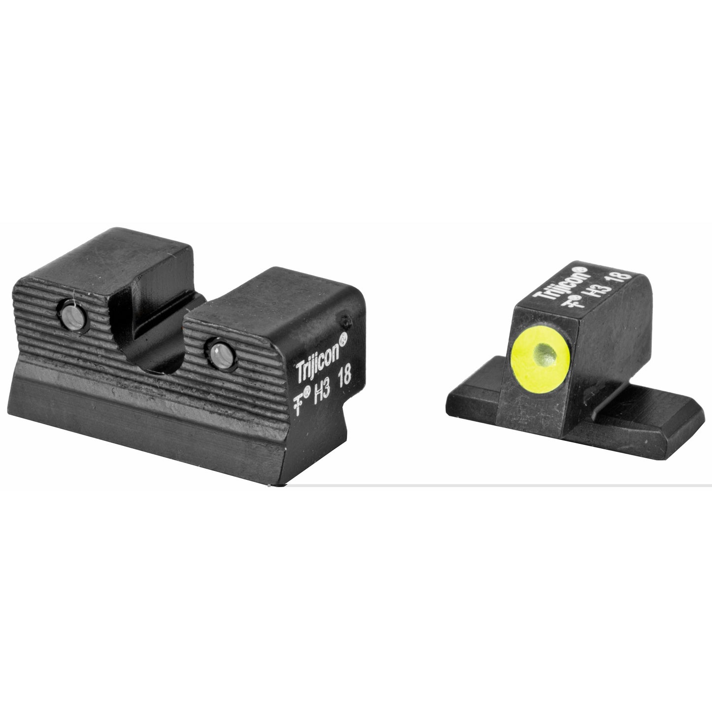 Trijicon, HD Tritium Night Sight, Fits Sig P220,229, Yellow Outline