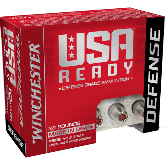 Winchester, USA READY DEFENSE HEX VENT, 10MM, 170 Grain, Hollow Point, 20 Round Box