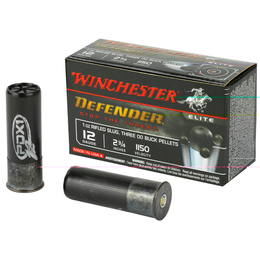 Winchester, Defender, Supreme Elite, 12 Gauge, 2.75", Buckshot, 10 Round Box