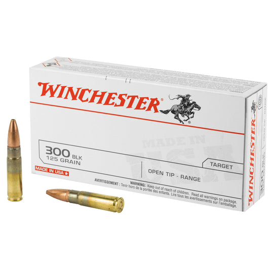 Winchester, USA, 300 Blackout, 125 Grain, Open Tip, 20 Round Box