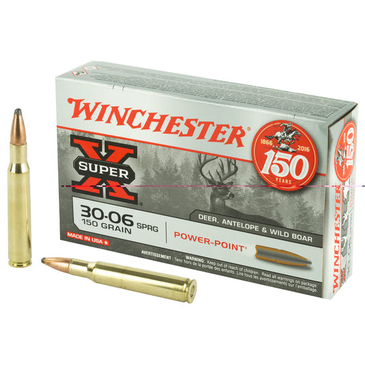 Winchester, Super-X, 30-06, 150 Grain, Power Point, 20 Round Box