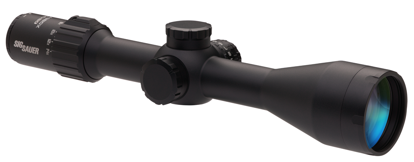 Sig Sauer Electro-Optics SOSBDX34112 Sierra3 BDX 2 Black Anodized 4.5-14x50mm 30mm Tube Illuminated BDX-R1 Reticle