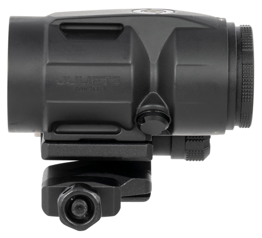 Sig Sauer Electro-Optics SOJ3M001 Juliet3-Micro Magnifier Black 3x 22mm Modern Sporting Rifle/ AR Features 90° push-button flip-to-side magnifier mount