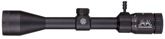 Sig Sauer Electro-Optics SOBM43001 Buckmasters Black Anodized 3-12x44mm 1" Tube BDC Reticle
