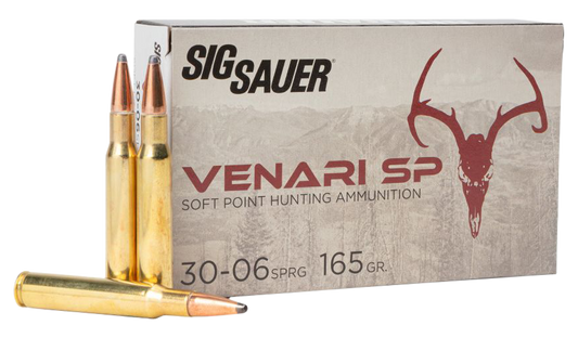 Sig Sauer V3006SP16520 Venari 30-06 Springfield 165 gr Soft Point 20 Round Box