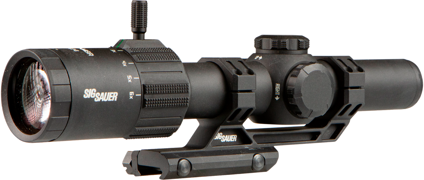 Sig Sauer Electro-Optics SOTM61002 Tango-MSR LPVO Black 1-6x24mm 30mm Tube Illuminated BDC6 Reticle