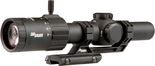 Sig Sauer Electro-Optics SOTM61002 Tango-MSR LPVO Black 1-6x24mm 30mm Tube Illuminated BDC6 Reticle