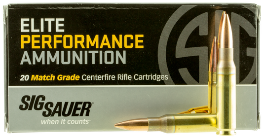 Sig Sauer E308M120 Marksman Elite 308 Win 168 gr Open Tip Match 20 Round Box