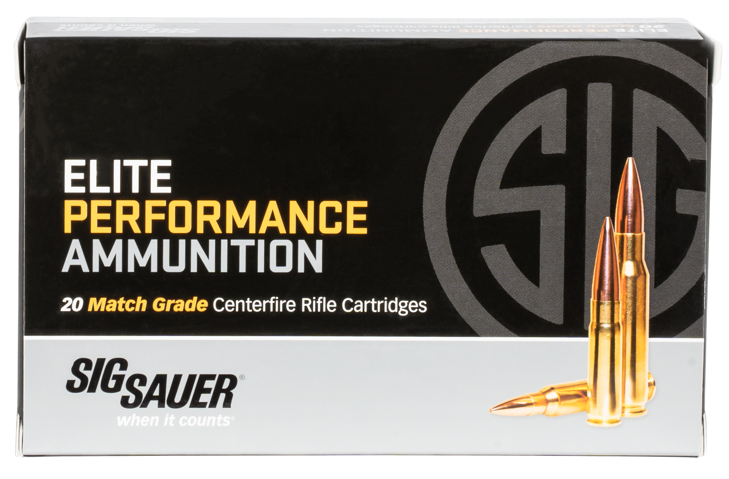 Sig Sauer E3WMM120 Marksman Elite 300 Win Mag 190 gr Open Tip Match 20 Round Box