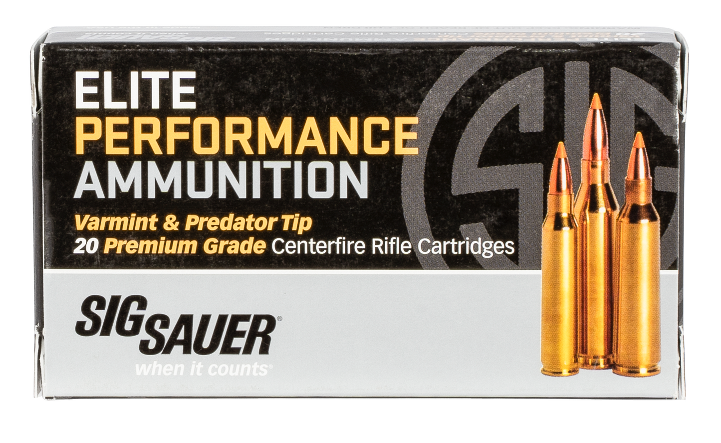 Sig Sauer E223V120 Elite Hunting Varmint & Predator 223 Rem 40 gr Extreme Expansion Tip 20 Round Box