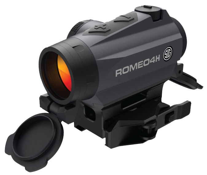 Sig Sauer Electro-Optics SOR43011 Romeo4H Graphite 1x20mm 2 MOA Red Ballistic Circle Dot Reticle